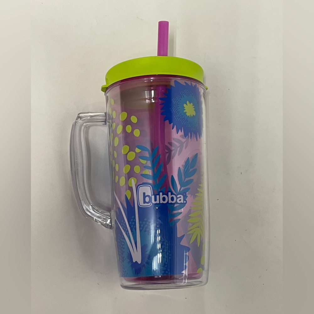 Bubba Peacock Petal Insulated Tumbler with Straw 48oz New Floral